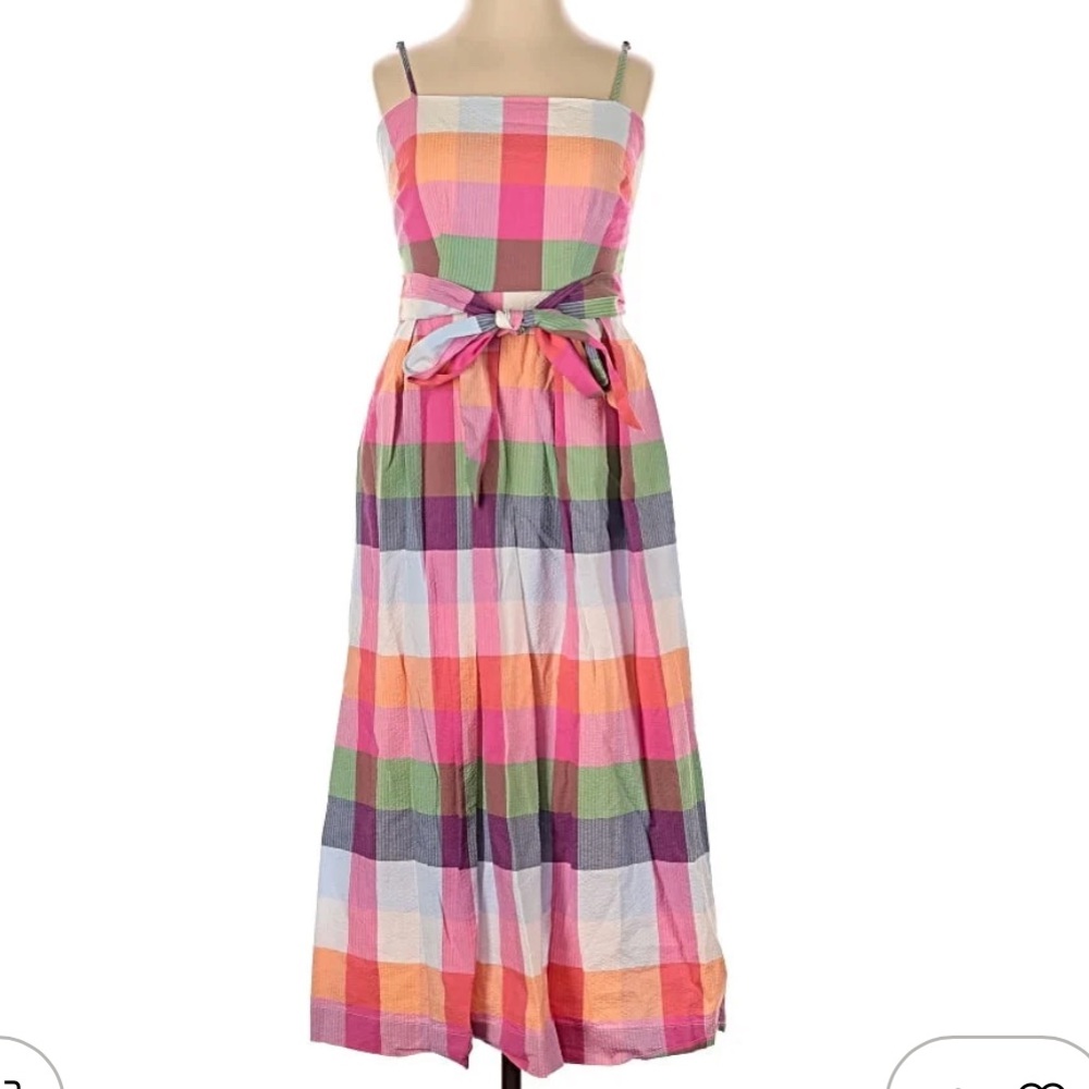 Kate Spade Women's Plaid Tie-Waist Midi Dress - kate spade new york x Target